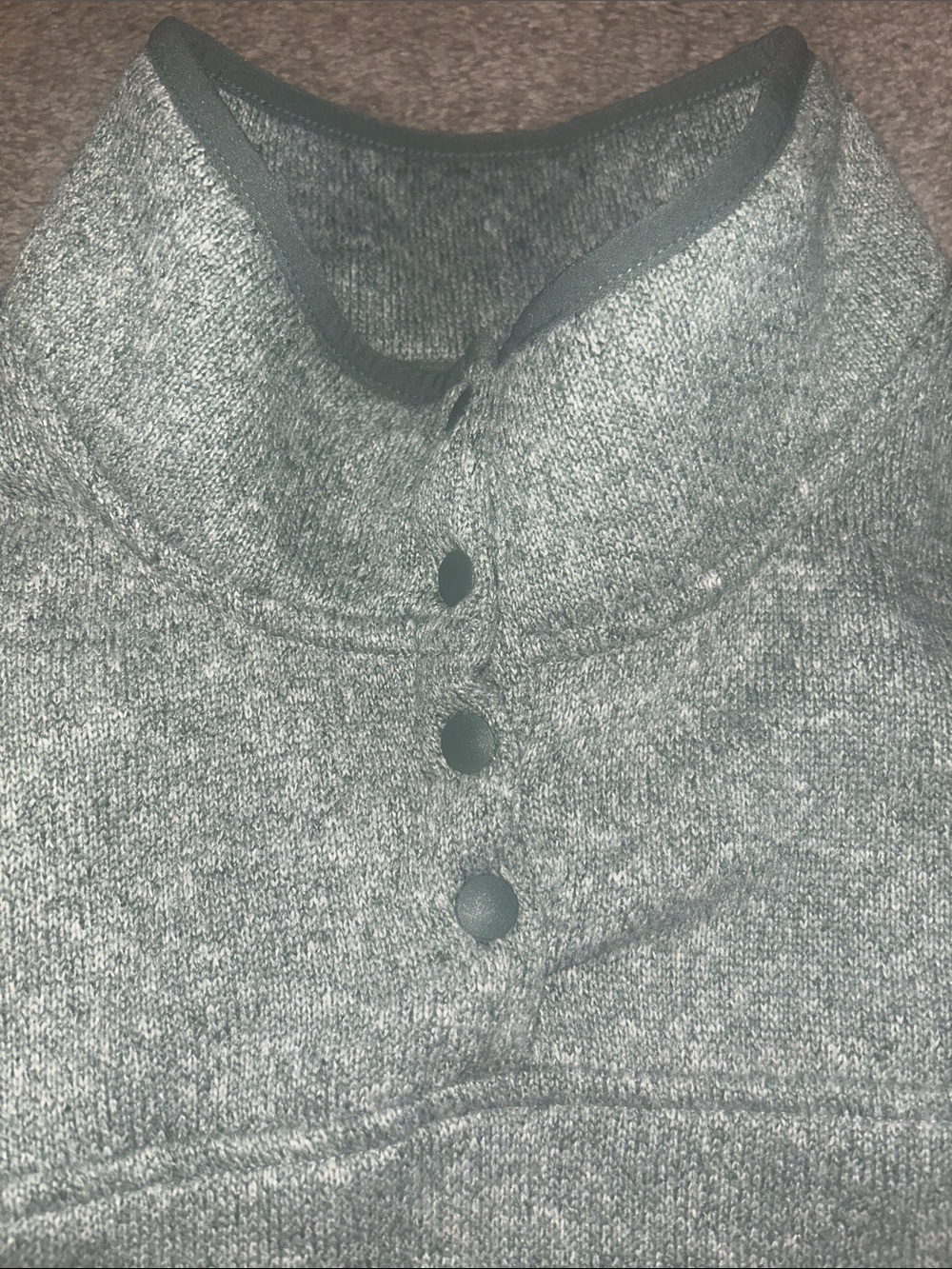 Eddie Bauer 1/4 button pullover - Picture 3 of 7
